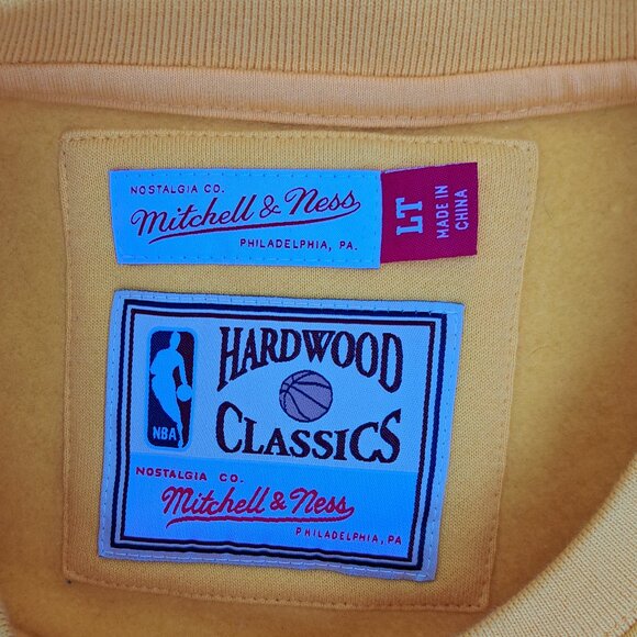 Atlanta Hawks Mitchell & Ness NBA Men's Head Coach Crew Sweatshirt Size Large - Picture 4 of 7